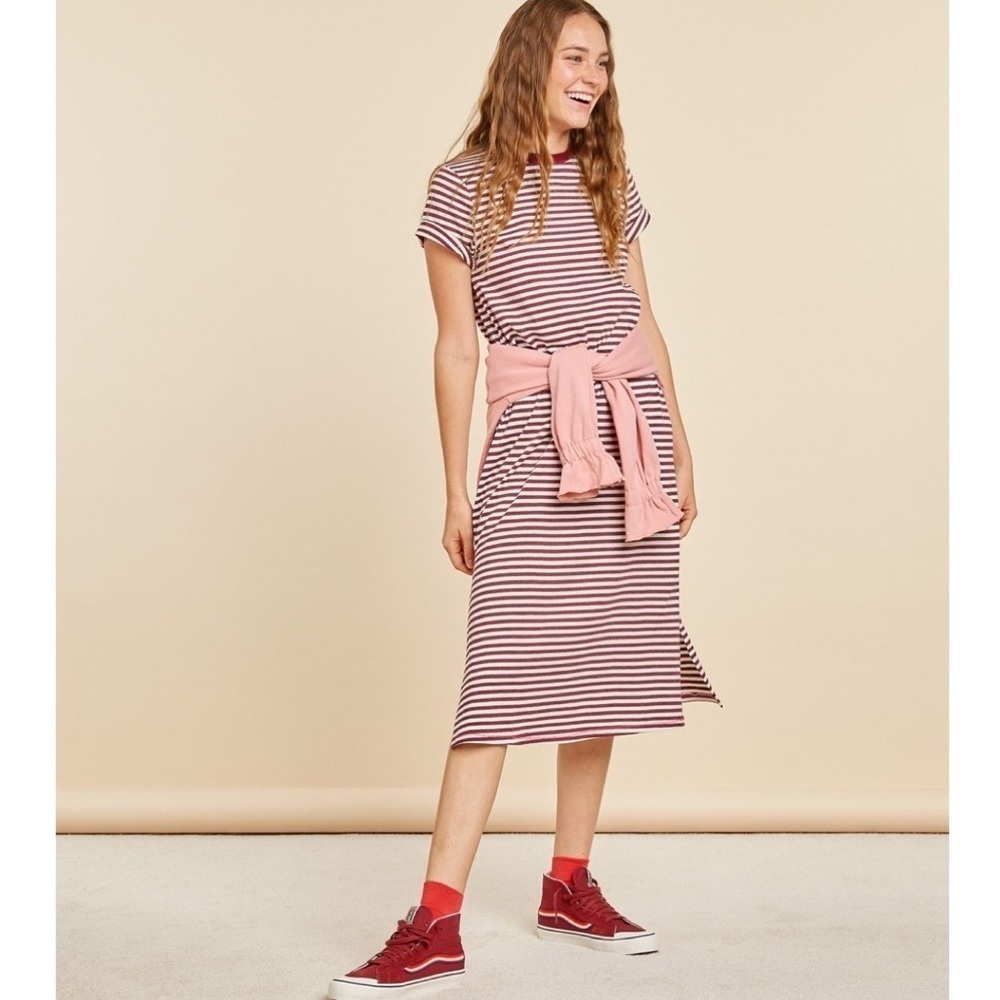 Ban.do striped t shirt dress NWOT